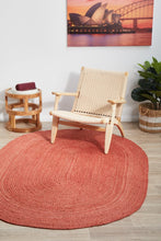 Agonda Terracotta Oval Rug