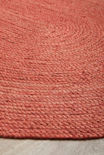 Agonda Terracotta Oval Rug