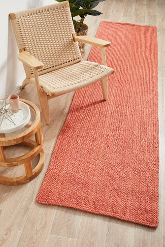 Agonda Terracotta Runner Rug