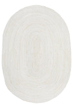 Agonda White Oval Rug