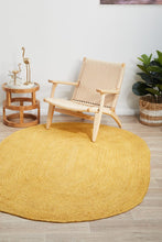 Agonda Yellow Oval Rug