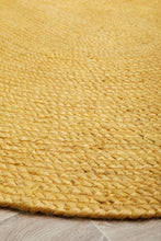 Agonda Yellow Oval Rug