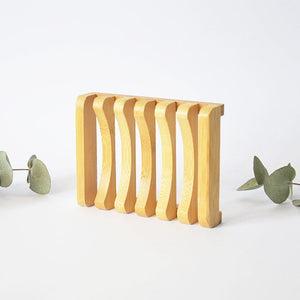 Natural Wooden Bamboo Soap Dish