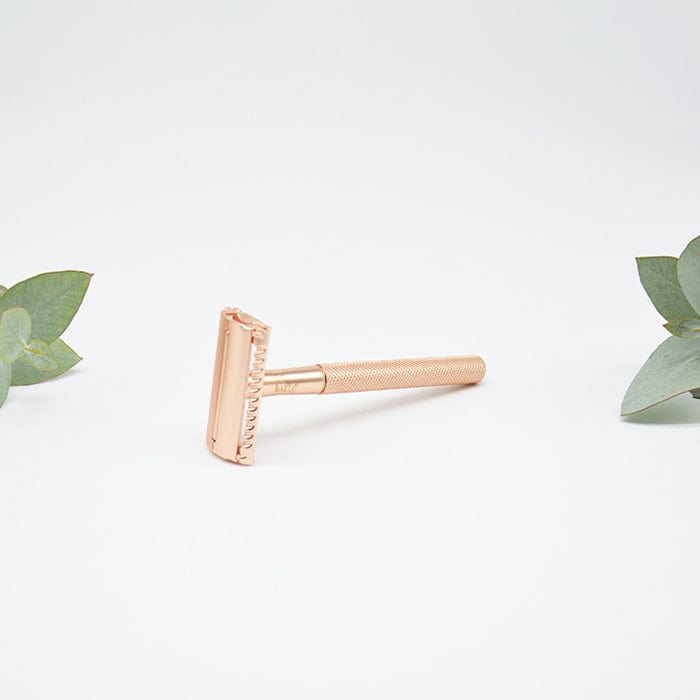 Butterfly Safety Razor with Replacement Blades - Rose Gold – BeEco