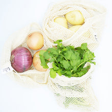 BeEco Organic Cotton Mesh Produce Bags - 3 Pack