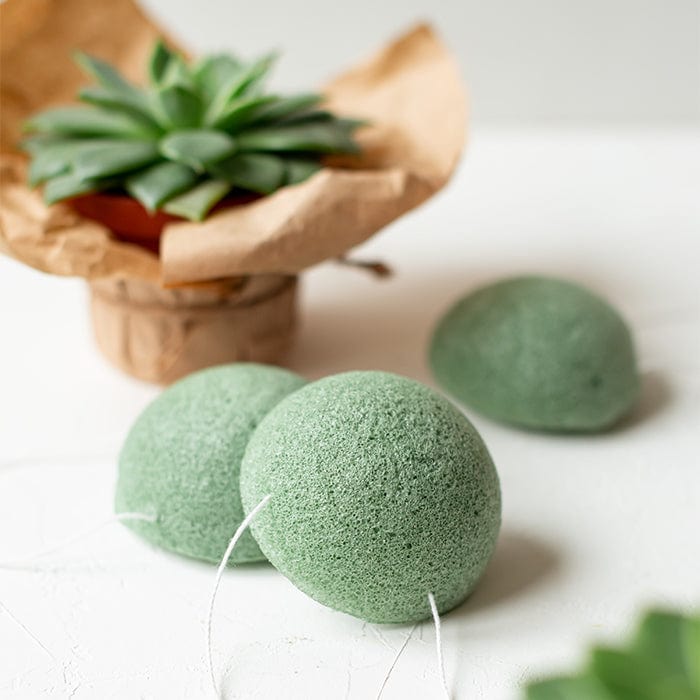 Konjac Sponge - Green Tea (Dry skin)