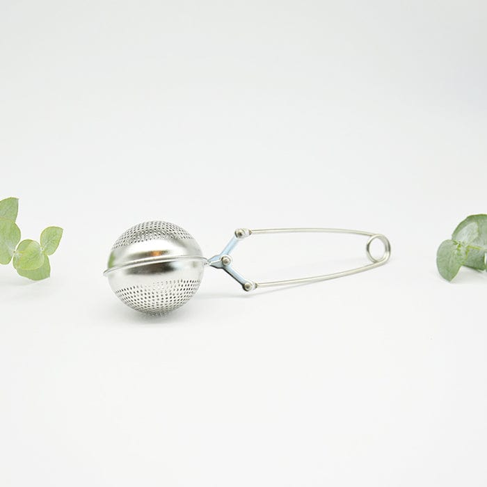 Mesh Ball Spring Tea Infuser | Tea Strainer - Silver