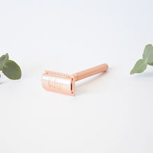 Safety Razor with Replacement Blades - Rose Gold