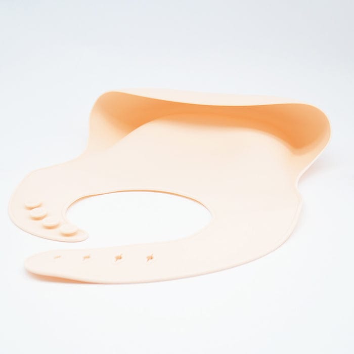 Silicone Baby Bib Waterproof - Peach