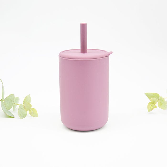Kids Sippy Cup with Straw 179ml - Purple