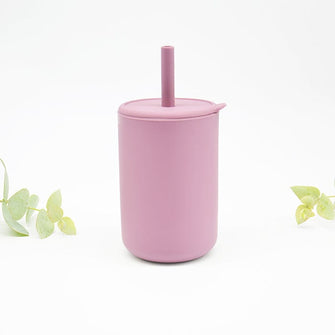 Kids Sippy Cup with Straw 179ml - Purple