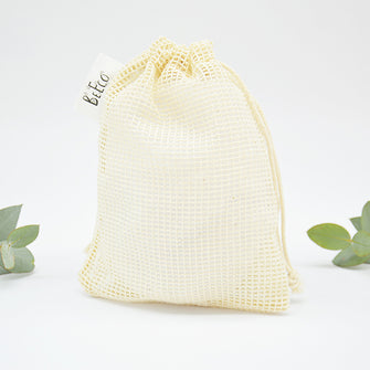 Cotton Wash Bag + Soap Saver