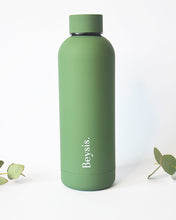 Olive Green 500ml insulated stainless steel bottle