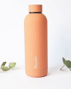 INSULATED STAINLESS STEEL WATER BOTTLE 500ML TERRACOTTA ORANGE