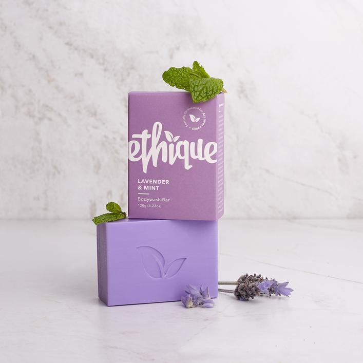 Ethique Solid Body Wash Bar Soap - Lavender & Peppermint