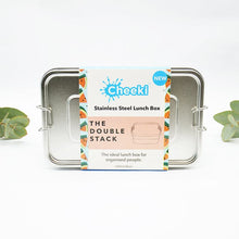 Double Stacker Stainless Steel Lunch Box - 1.2L