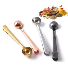 Stainless Steel Scoop & Seal Clip for Tea or Coffee