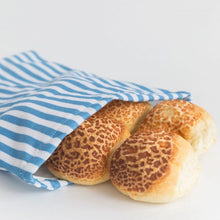 Reusable Bread Bag - Denim Stripe