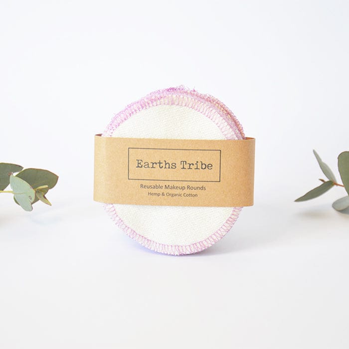 Reusable Makeup Remover Pads Hemp & Organic Cotton - 10 pack Lavender