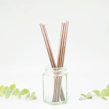 Reusable Stainless Steel Rose Gold Straw - Single