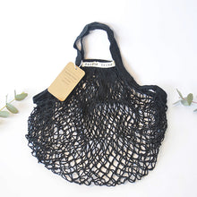 Organic Cotton Tote Shopping Bag - Black