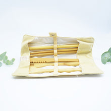 Bamboo Cutlery Set with Straw and Chopsticks