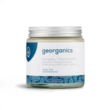 Georganics Peppermint Toothpaste Plastic Free Vegan Cruelty Free Natural Formula