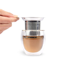 Tea Cup Infuser | Tea Strainer - Silver