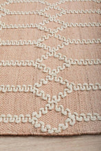 Ramo Tribal Trellis Rug Nude Soft Pink