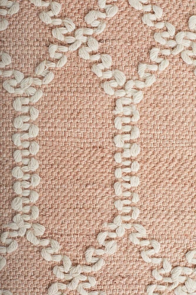 Ramo Tribal Trellis Rug Nude Soft Pink