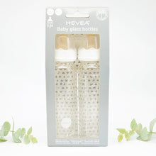 Hevea Glass Baby Bottles - 240ml 2 pack (3-24 months)