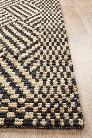 Kenya Kimi Hand Woven Tribal Jute Rug