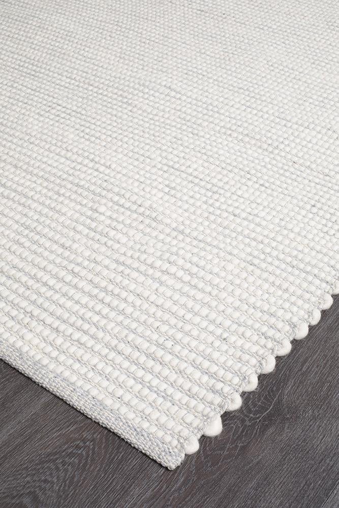 Premium Stunning Soft Wool Grey Rug