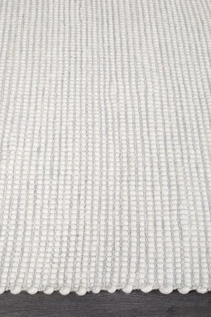 Premium Stunning Soft Wool Grey Rug