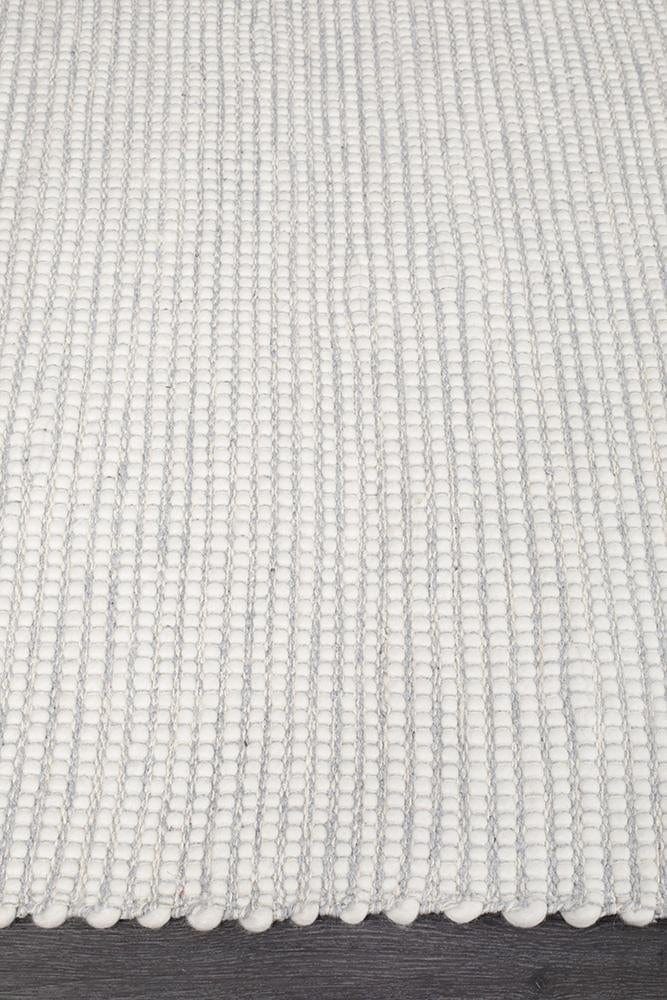 Premium Stunning Soft Wool Grey Rug