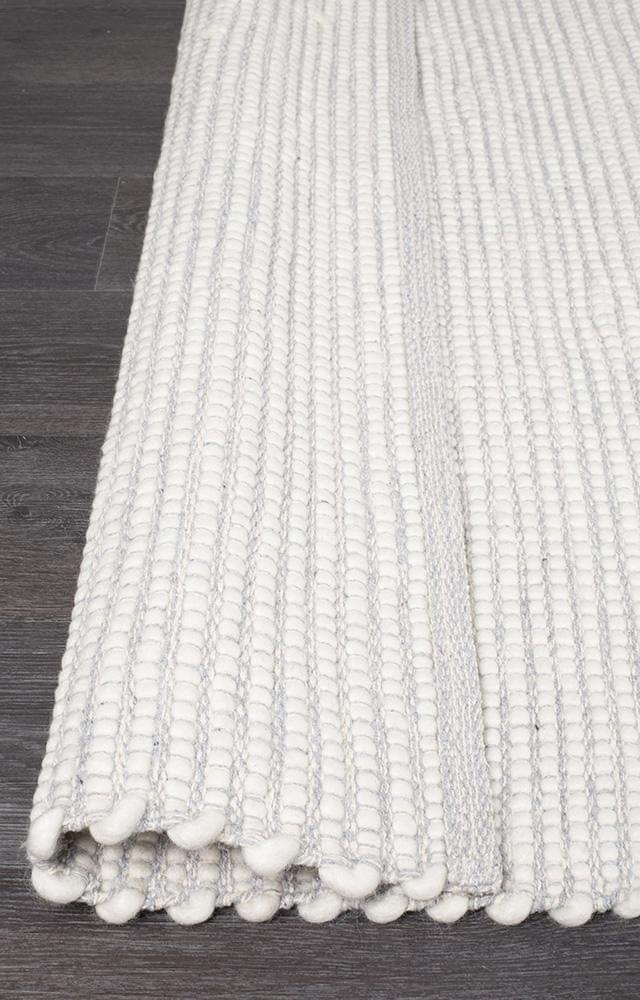 Premium Stunning Soft Wool Grey Rug