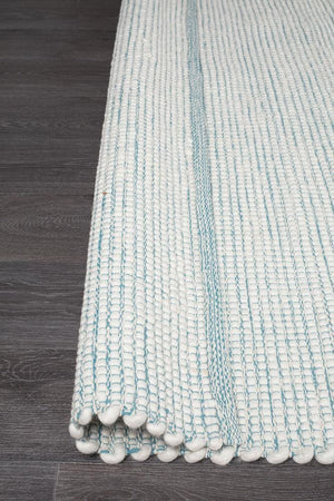 Premium Stunning Soft Wool Turquoise Rug