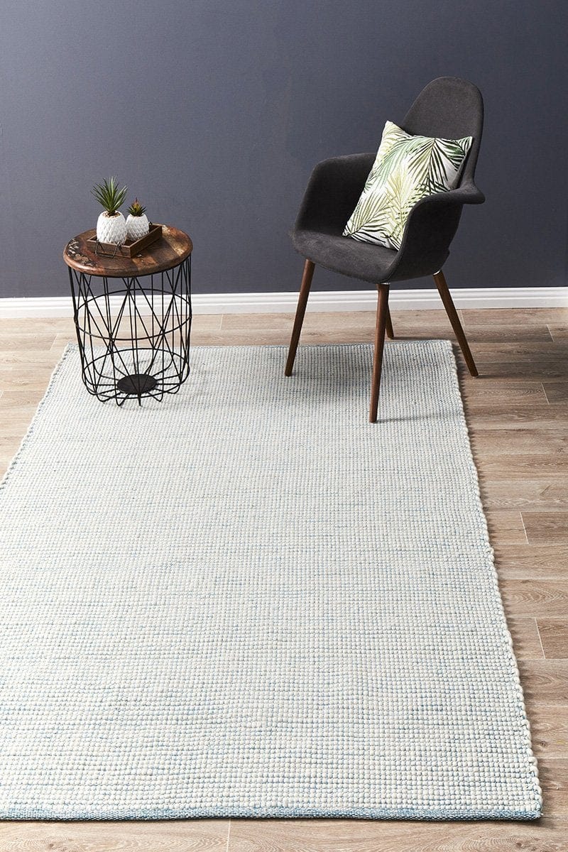 Evoke  Stunning Wool Turquoise Rug