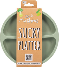 Little Mashies Baby Suction Plate - Olive Green