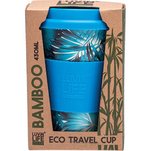 430ml Reusable Bamboo Travel Coffee Mug - Palms
