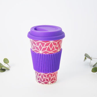 Bamboo Travel Cup Reusable Coffee Cup 430ml 