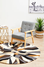 Atic Pure Wool 903 Fossil Round Rug