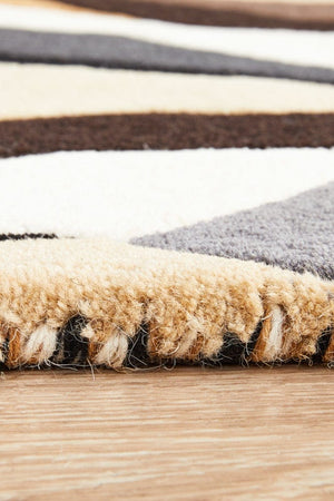 Atic Pure Wool 903 Fossil Runner Rug