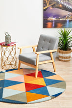 Atic Pure Wool 905 Multi Round Rug