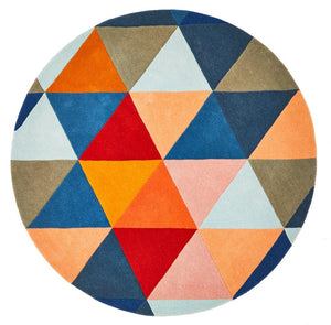 Atic Pure Wool 905 Multi Round Rug