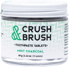 Plastic Free Toothpaste Tablets - Mint Charcoal