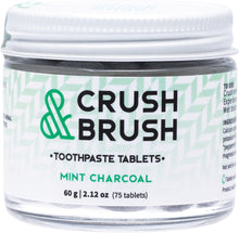 Plastic Free Toothpaste Tablets - Mint Charcoal