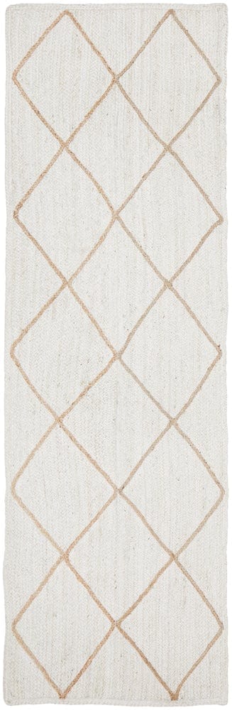 Byron 222 White Rug