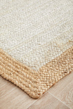Tulum 333 White Natural Runner Rug