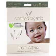 Certified Organic Washable Face Wipes - 2 pack